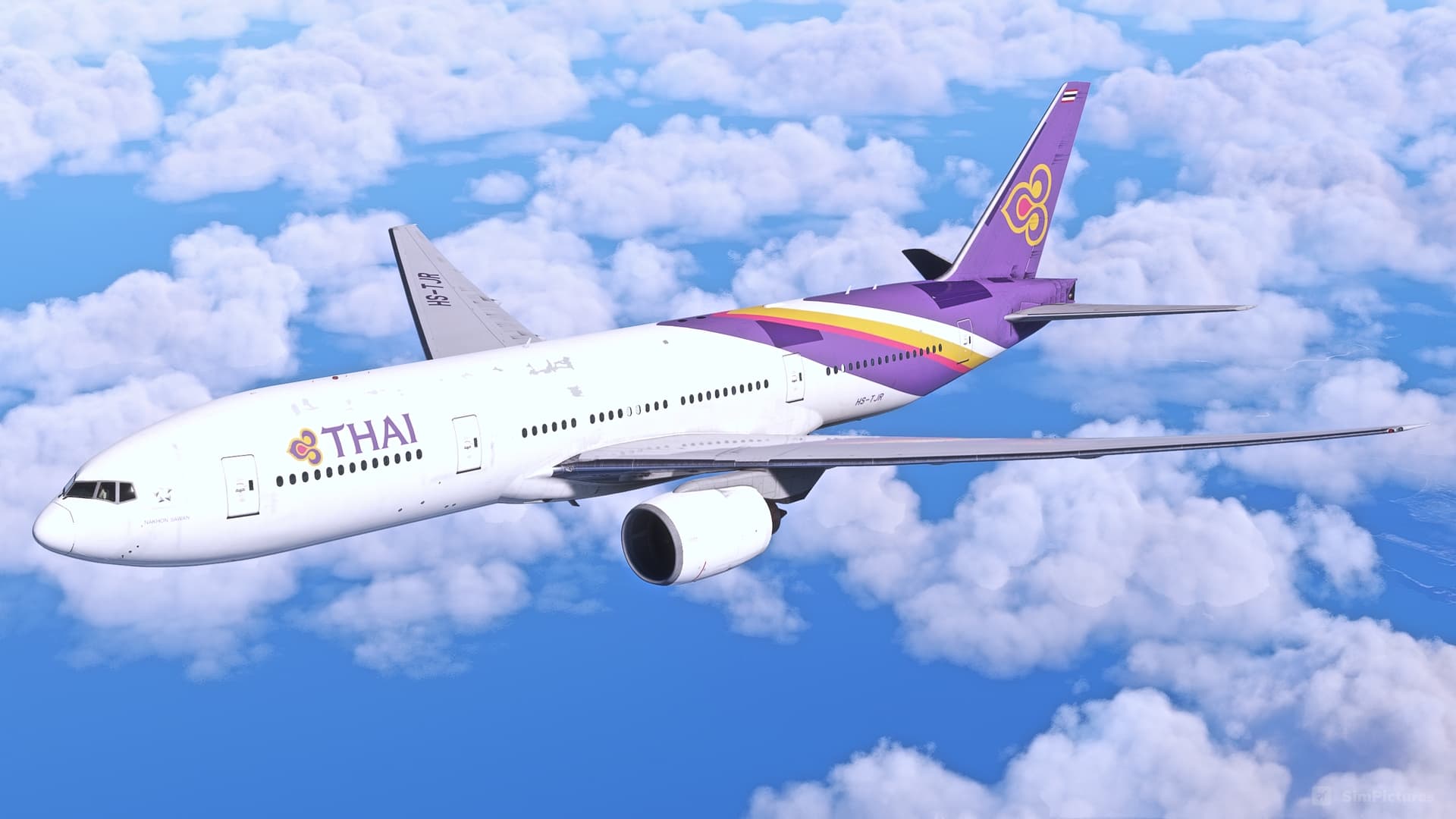 Cruising above Gulf of Thailand