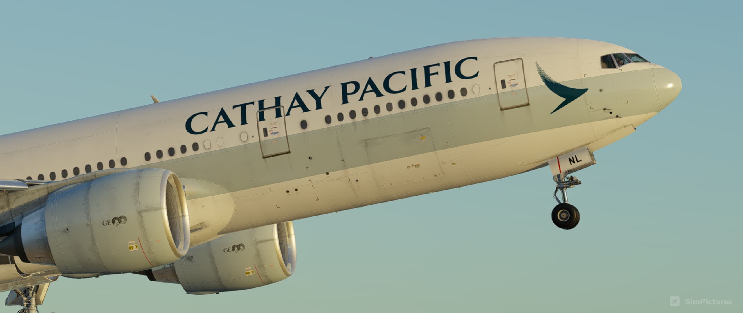Taking off from Hong Kong International Airport (VHHH)