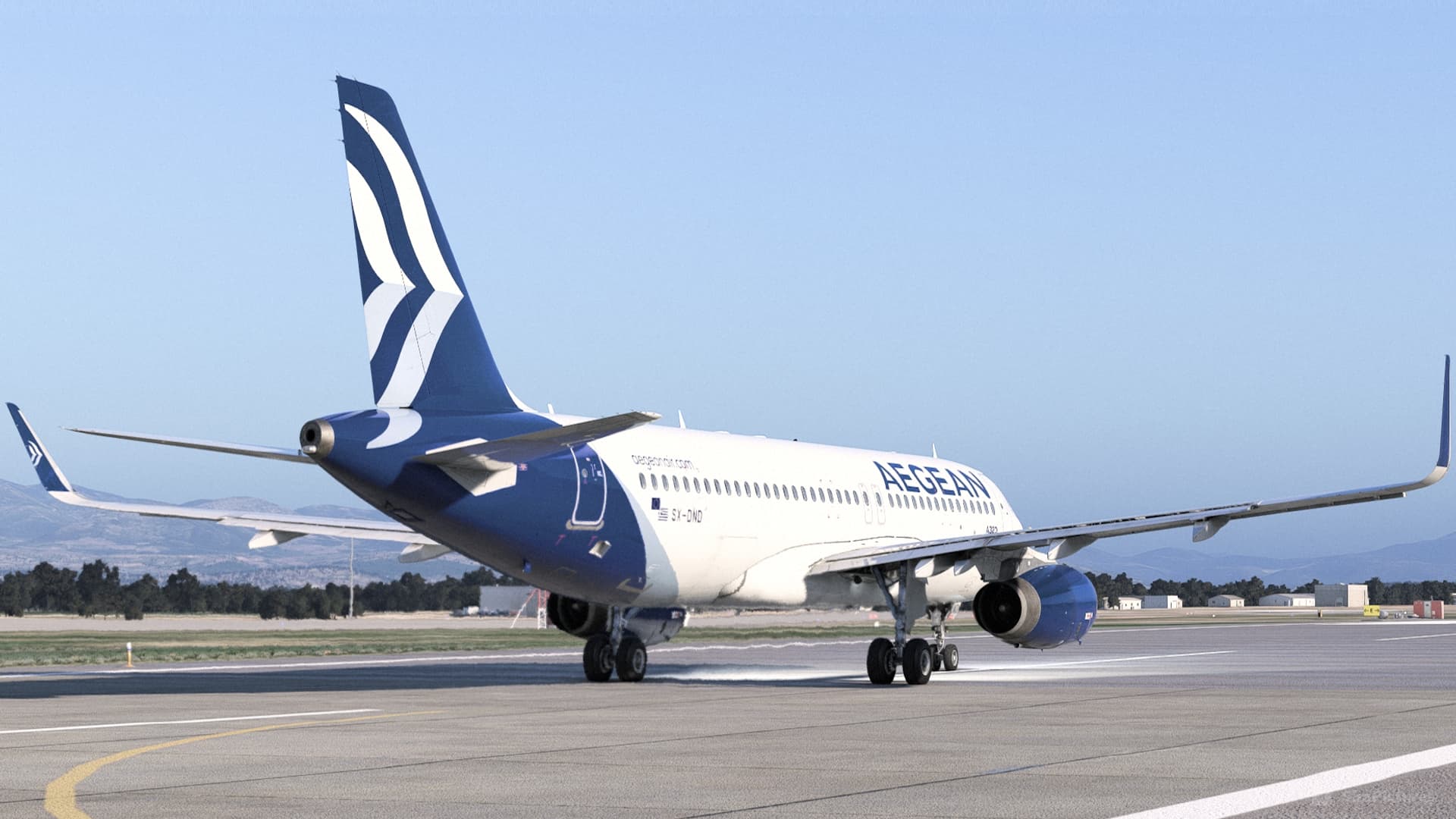 Taking off from Kalamata Airport (LGKL)