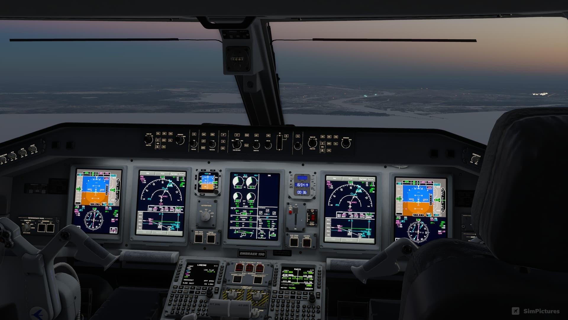 Descending into Riga International Airport (EVRA)